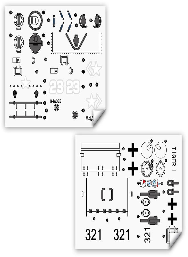 Reobrix Stickers for 77030 & 77031 Building Set - Image 1